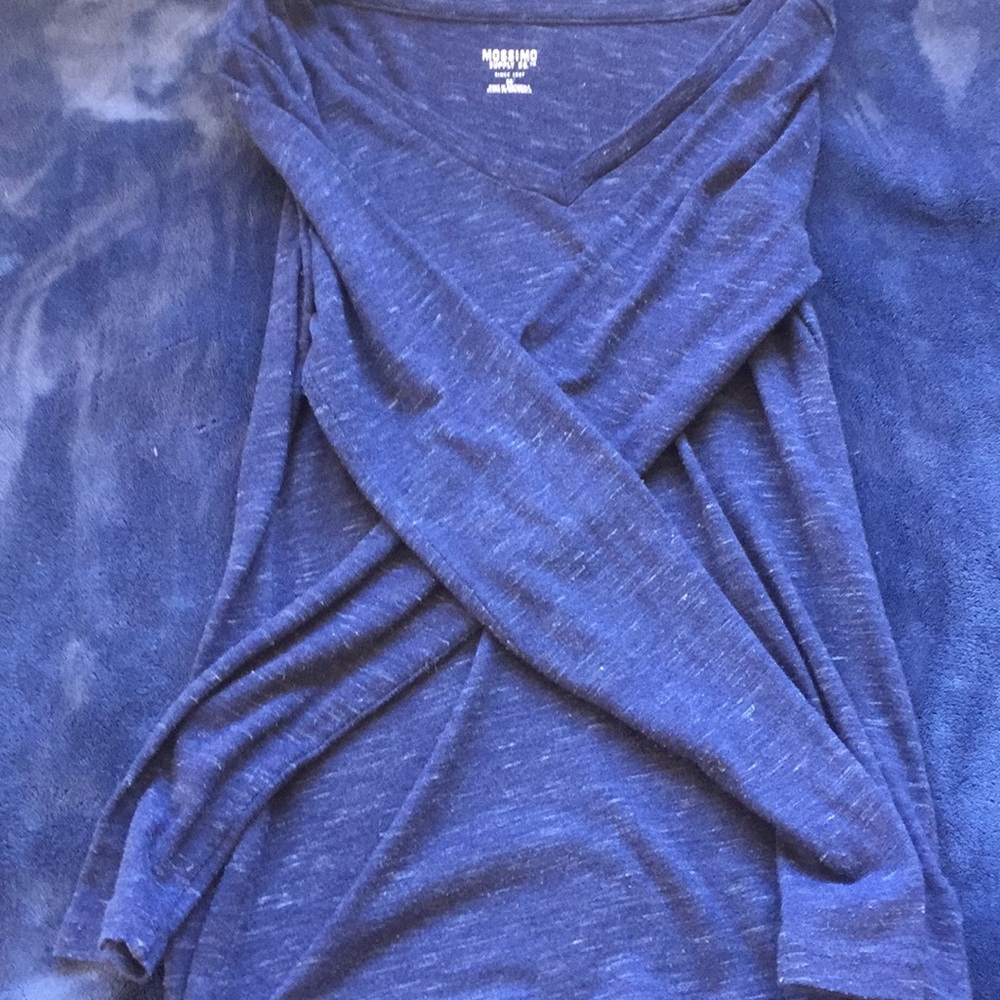 Navy Blue V-Neck